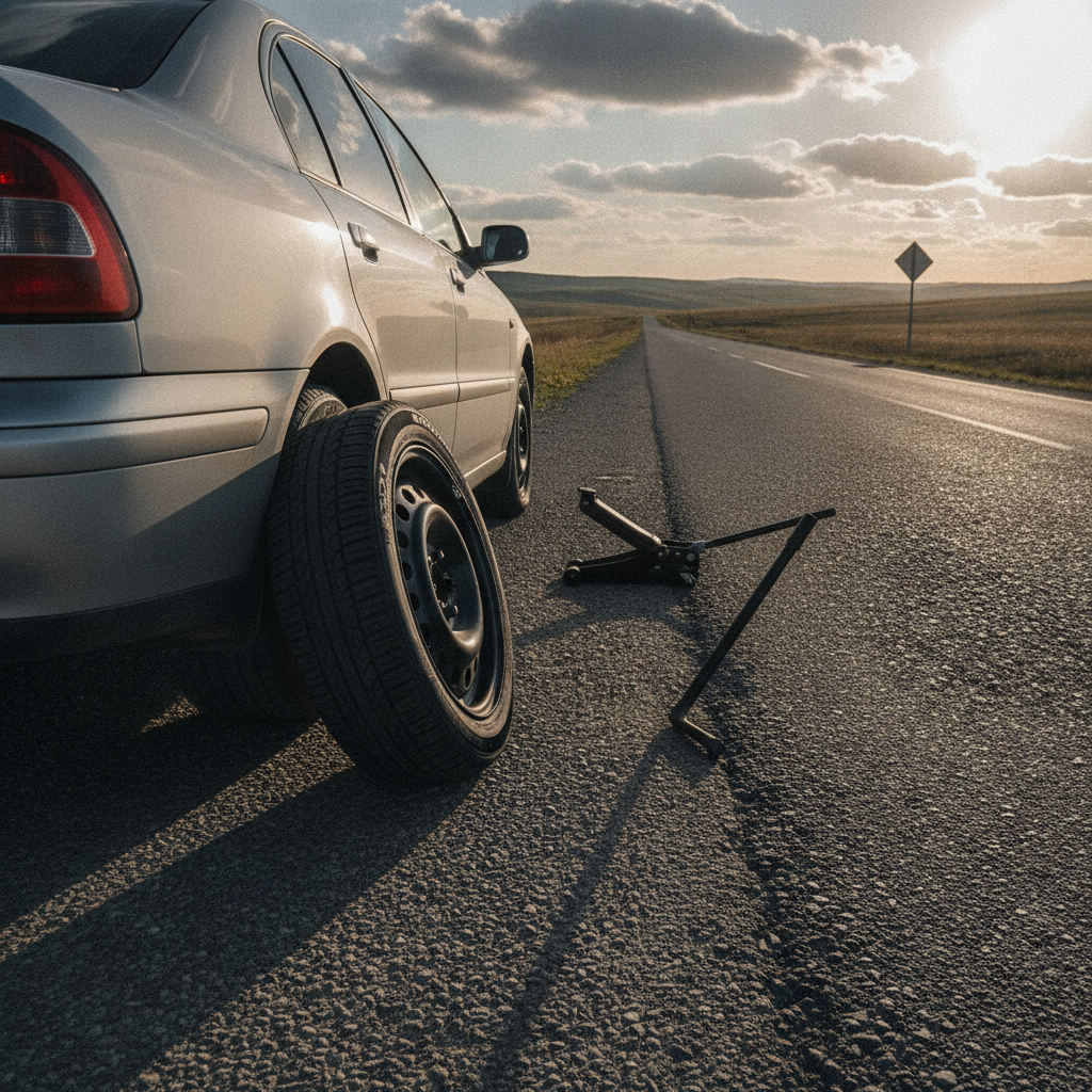 flat tire service
- no faces and no text
